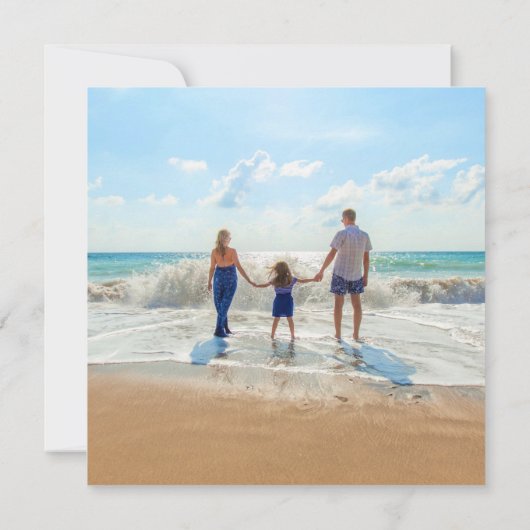 カスタム写真お父さんのデイカード写真と文字 (裏面)