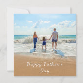 カスタム写真お父さんのデイカード写真と文字 (正面)