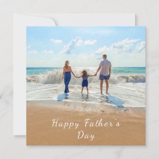 カスタム写真お父さんのデイカード写真と文字 (正面)