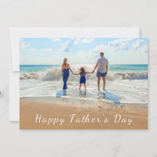 カスタム写真お父さんのデイカード写真デザイン (正面)