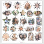 カスタム写真かわいいおもしろいシェイプVinyl Stickers Sheet シール (シート)