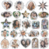 カスタム写真かわいいおもしろいシェイプVinyl Stickers Sheet シール (正面)