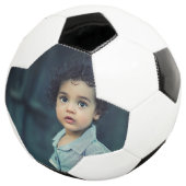 カスタム写真かわいいキッドあなたの写真を追加 サッカーボール (3/4)