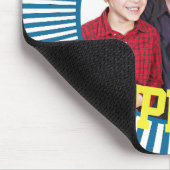 カスタム写真すごいパパ漫画本 マウスパッド (コーナー)