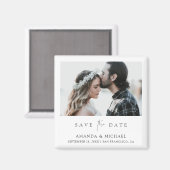 カスタム写真で日付マグネットテンプレートを保存 マグネット (正面/裏面)