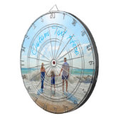 カスタム写真とお気に入りの文字ダーツボード ダーツボード (正面右)