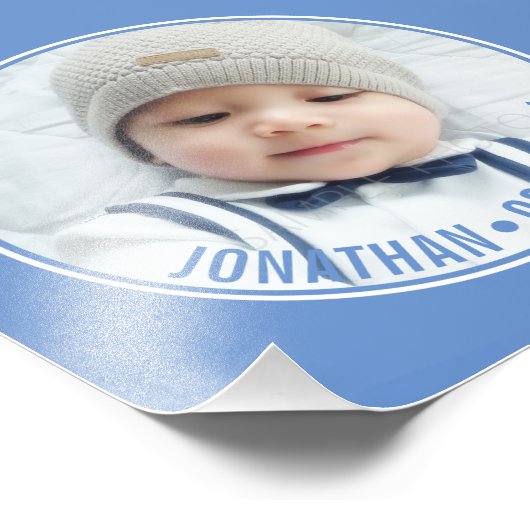 カスタム写真とカスタム文字の色 フォトプリント            (角)