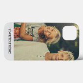 カスタム写真とテキスト Case-Mate iPhoneケース (裏面 (横))