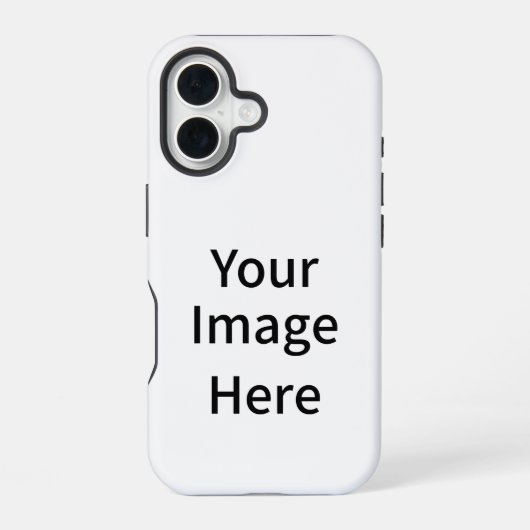 カスタム写真とテキスト iPhone 16ケース (裏面)
