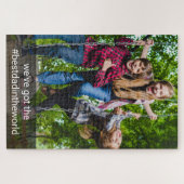 カスタム写真とハッシュタグ最高の – 世界のパパ ジグソーパズル (横)