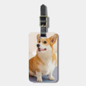 カスタム写真とペットパーソナライズされたー ラゲッジタグ (正面縦)