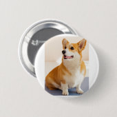 カスタム写真とペットパーソナライズされたー 缶バッジ (正面&裏面)