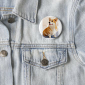 カスタム写真とペットパーソナライズされたー 缶バッジ (インサイチュ)