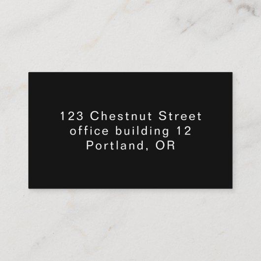 カスタム写真とロゴのシニア・コンパニオン介護者 名刺 (裏面)