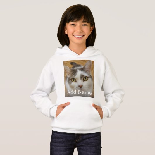 カスタム写真と名前のパーソナライズされた子供 (正面フル)