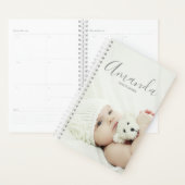 カスタム写真と名前をカスタムする文字 プランナー手帳 (ディスプレー)