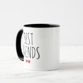 カスタム写真と名前最高のFriends Mug, BFF Gift マグカップ (正面左)