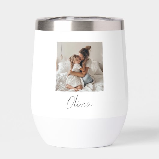 カスタム写真と名前 | 贈パーソナライズされた物 (背面)