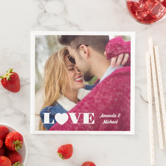 カスタム写真と名前LOVE (インサイチュ)