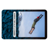 カスタム写真と字幕用のフレキシブル磁石 マグネット (横)