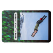 カスタム写真と字幕用のフレキシブル磁石 マグネット (横)