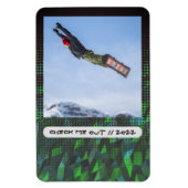 カスタム写真と字幕用のフレキシブル磁石 マグネット (縦)