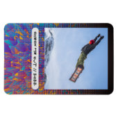 カスタム写真と字幕用のフレキシブル磁石 マグネット (横)