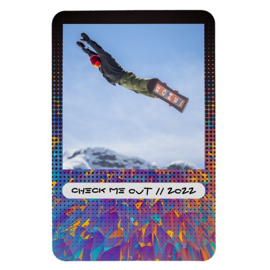 カスタム写真と字幕用のフレキシブル磁石 マグネット (縦)