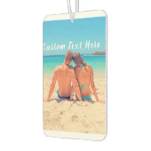 カスタム写真と文字あなた自身のデザイン – ロマンチック カーエアーフレッシュナー (左)