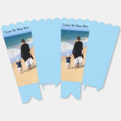 カスタム写真と文字のポップコーン箱 フェイバーボックス (見開き)