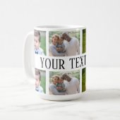 カスタム写真と文字のマグパーソナライズされた、写真のマグ コーヒーマグカップ (正面左)