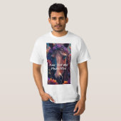 カスタム写真と文字の追加 Tシャツ (正面フル)