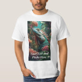 カスタム写真と文字の追加 Tシャツ (正面)