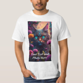 カスタム写真と文字の追加 Tシャツ