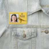 カスタム写真と文字キッズの名前タグ 名札 (インサイチュ)