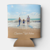 カスタム写真と文字クーラーボックス自分のデザイン 缶クーラー (裏面)