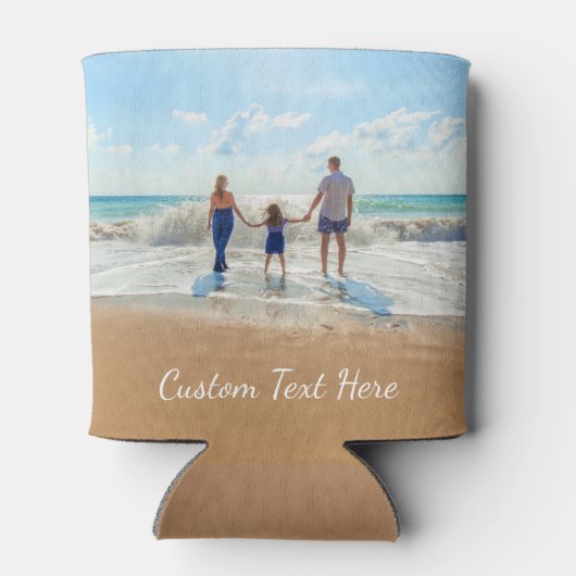 カスタム写真と文字クーラーボックス – 独自のデザイン 缶クーラー (裏面)