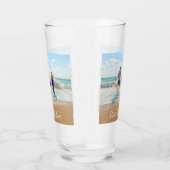 カスタム写真と文字グラス – ファミ最高のリーエバー タンブラーグラス (右)