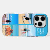 カスタム写真と文字コラージュiPhoneケース Case-Mate iPhoneケース (裏面 (横))