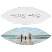 カスタム写真と文字サッカー自分のデザイン アメリカンフットボール (パネル)