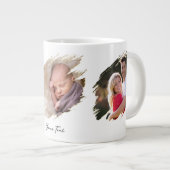 カスタム写真と文字ジャンボサイズのTea Chiliの作成 ジャンボコーヒーマグカップ (正面右)