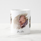 カスタム写真と文字ジャンボサイズのTea Chiliの作成 ジャンボコーヒーマグカップ (正面)