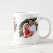 カスタム写真と文字ジャンボサイズのTea Chiliの作成 ジャンボコーヒーマグカップ (右)