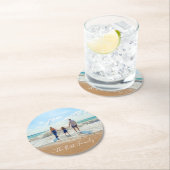 カスタム写真と文字デザインザファミ最高のリー ラウンドペーパーコースター (インサイチュ)