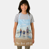 カスタム写真と文字デザイン – ザ最高のボス エプロン (インサイチュ)