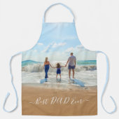 カスタム写真と文字デザイン-最高のパパ エプロン (正面)