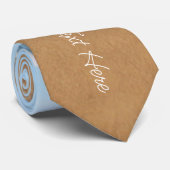 カスタム写真と文字ネックタイズ夏のデザイン ネクタイ (ロール)