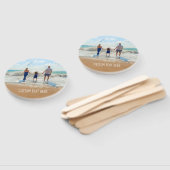 カスタム写真と文字ハンドファンあなたの夏のデザイン ハンドファン (組立なし)