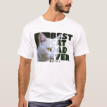 カスタム写真と文字パーソナライズされた最高のパパ Tシャツ<br><div class="desc">RicasoのカスタムパパTシャツパーソナライズされた最高のの写真と文字 – 写真と文字をカスタマイズ可能なシャツに自分の写真とアートを追加。お父さんの日や日に最適</div>