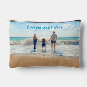 カスタム写真と文字パーソナライズされた アクセサリーポーチ (正面)